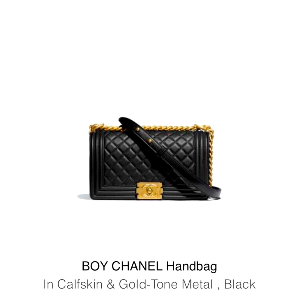 Brand new Chanel buyback in black.